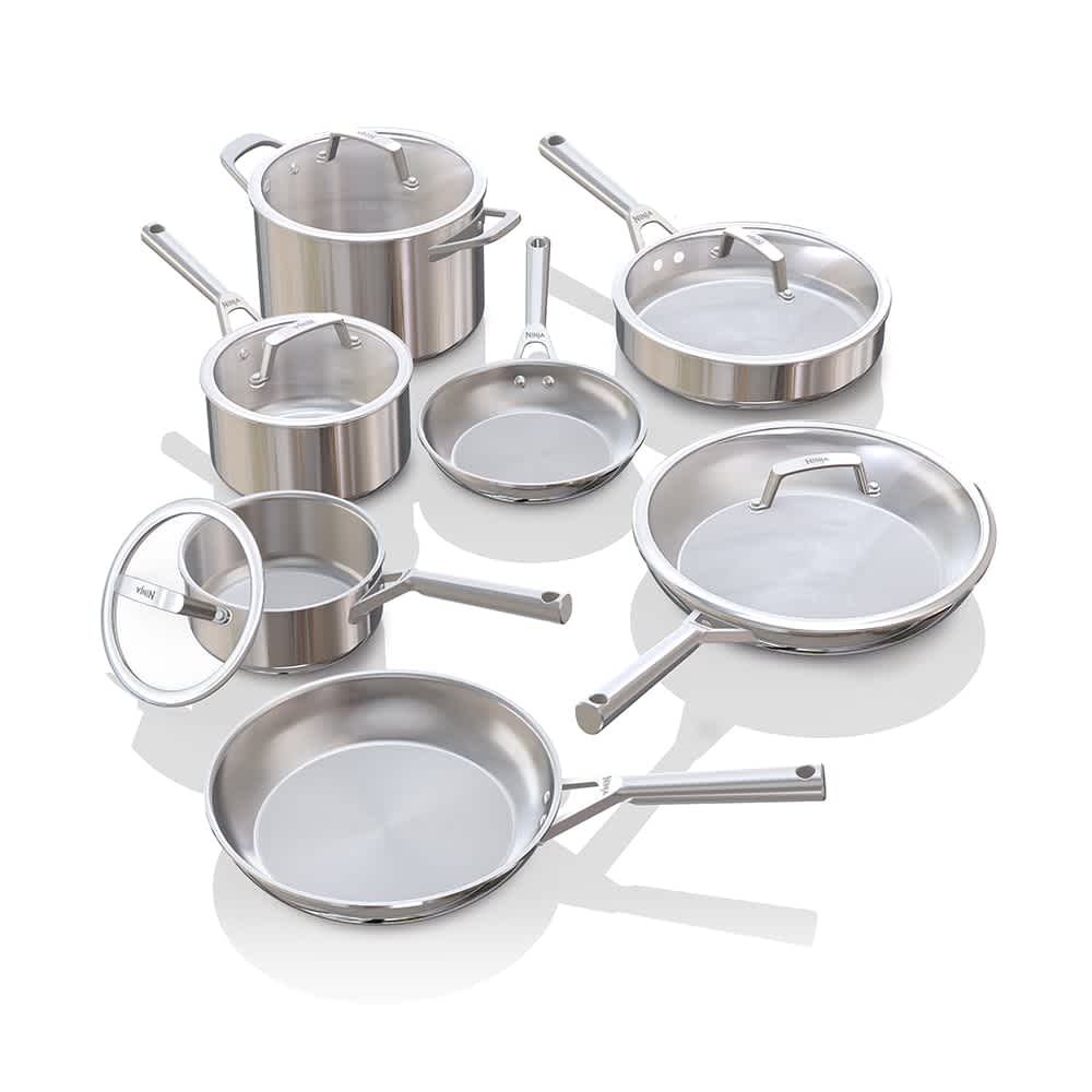 Ninja EverClad™ Commercial-Grade Stainless Steel Cookware 12-Piece Set