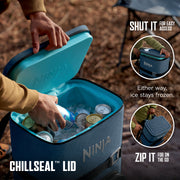 Ninja FrostVault™ 24 Can Backpack Cooler in Charcoal Gray