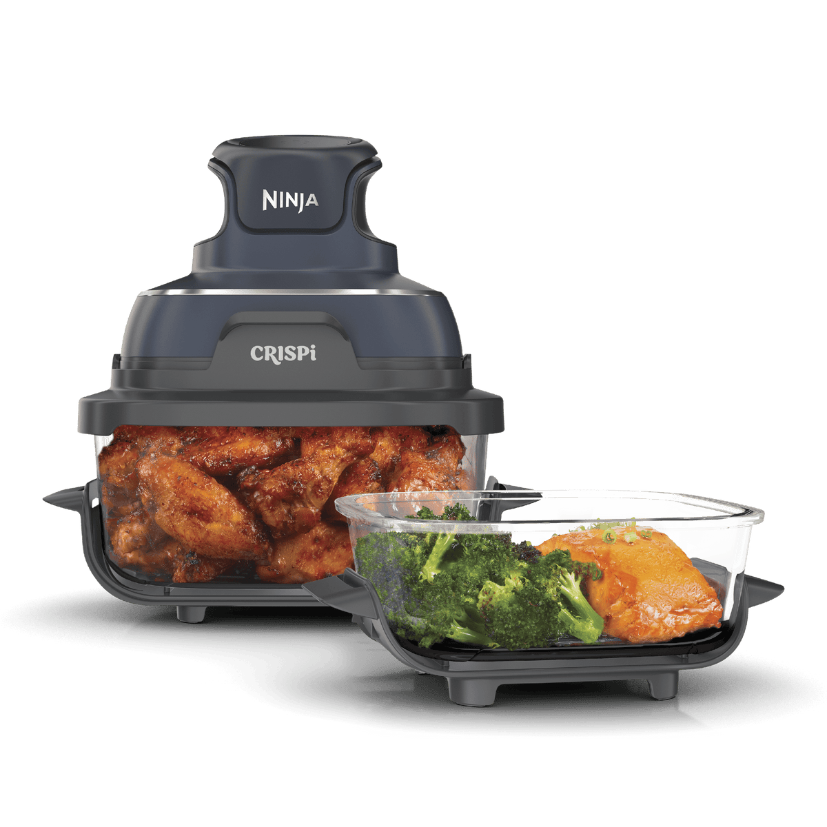 Ninja Crispi® 4-in-1 Glass Air Fryer in Stone