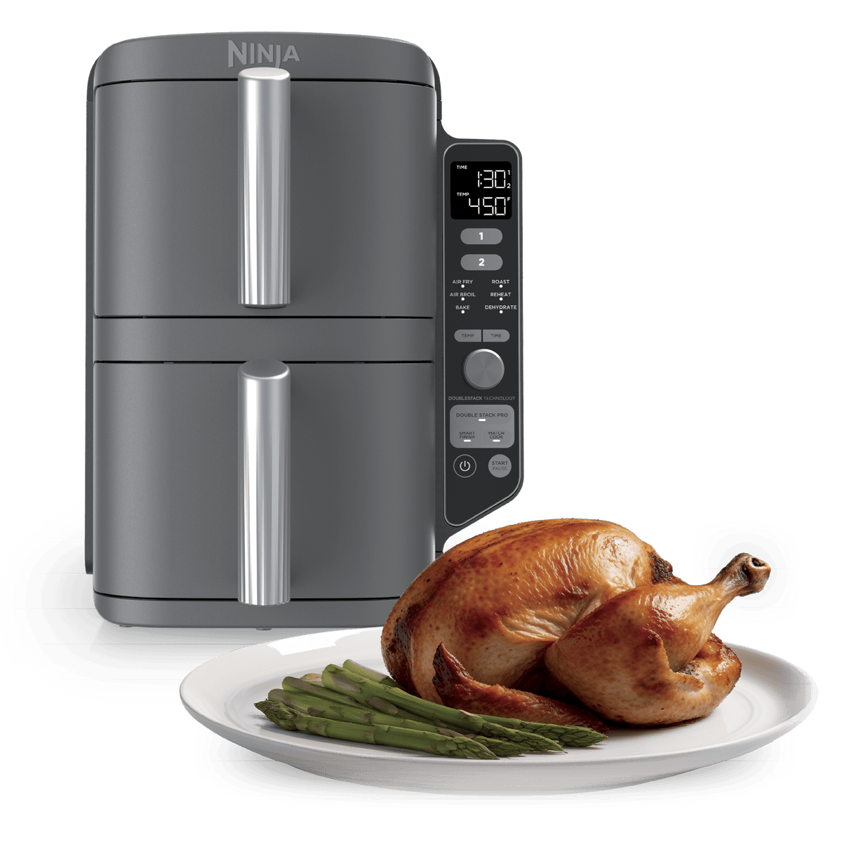 Ninja DoubleStack™ 10-QT Double Air Fryer in Stone Gold