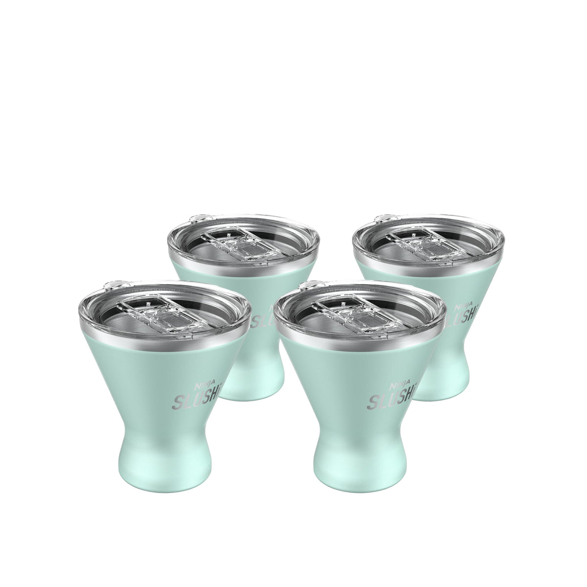 Ninja SLUSHi Insulated Cocktail Cup with Lid and Straw, 10oz, Seaglass, XSKMARGCUPMT